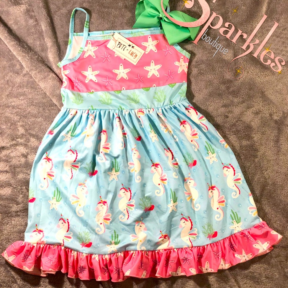 Unicorn Strap Girl’s Dress
